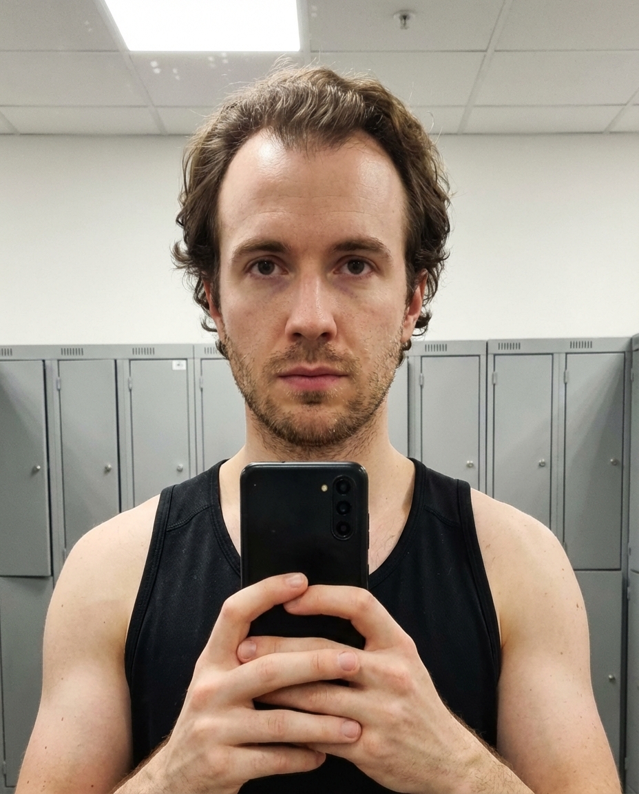 Before — Bas, 31 — 16 weeks